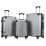 Комплект куфари със заключващ механизъм Travel line Silver 3 броя