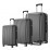 Комплект куфари със заключващ механизъм Travel line Anthrazit 3 броя