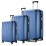 Комплект куфари със заключващ механизъм Travel line Blue 3 броя 
