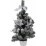 Коледна елха със сребърна декорация 60см 
