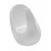 Универсална закачалка Tecno бяла 4.5см / 2 броя