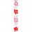 Плочки за стенна декорация / фриз Елемент 3 / 70 x 500мм лилави/червени