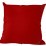 Калъфка за декоративна възглавница с цип 43х43см / червена