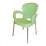 Градински PVC стол с метални крака Platin зелен