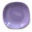 Квадратна керамична чиния 21см лилава
