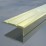 Г-образна алуминиева лайсна 24/10мм злато 2.7 метра