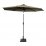 Градински чадър със соларно осветление и Bluetooth говорител UMB-1902 таупе 270см
