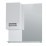 Горен PVC шкаф за баня с огледало Макена Яна 55х60x15см
