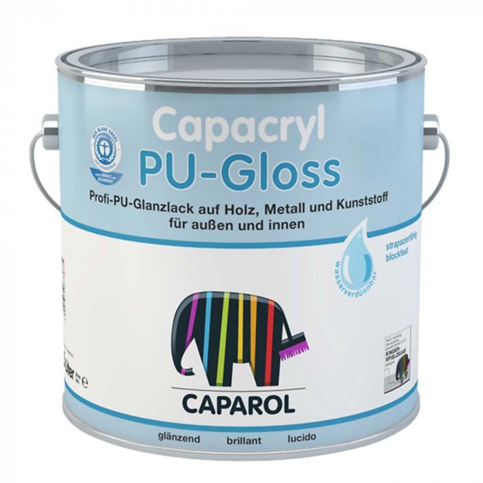 Акрилен полиуретанов лак Capacryl PU-Gloss база W / 2.5л