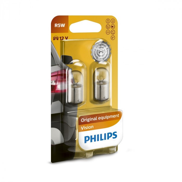 Сигнални крушки Philips 12V R5W блистер
