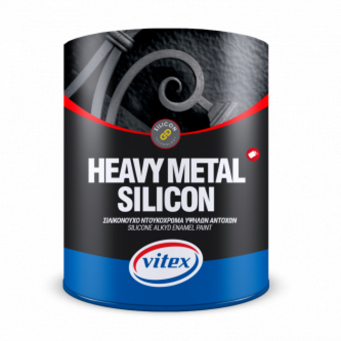 Емайллак Heavy Metal Silicon 375мл сребърна 