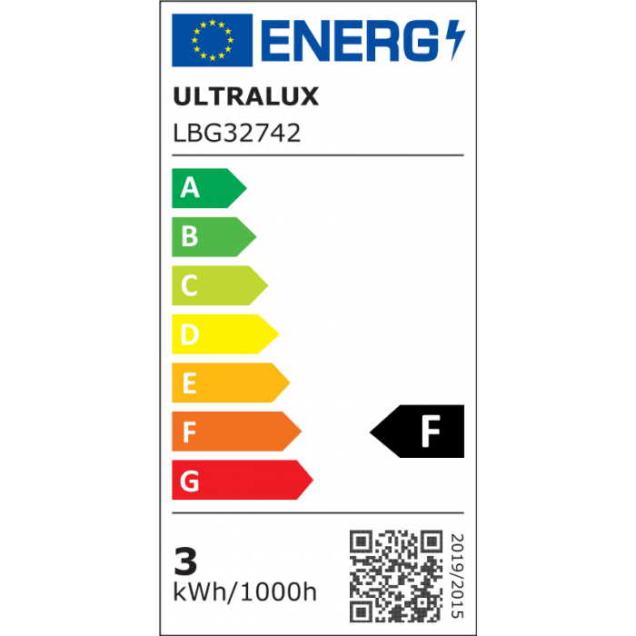LED крушка UltraLux Е27 3W неутрална светлина  