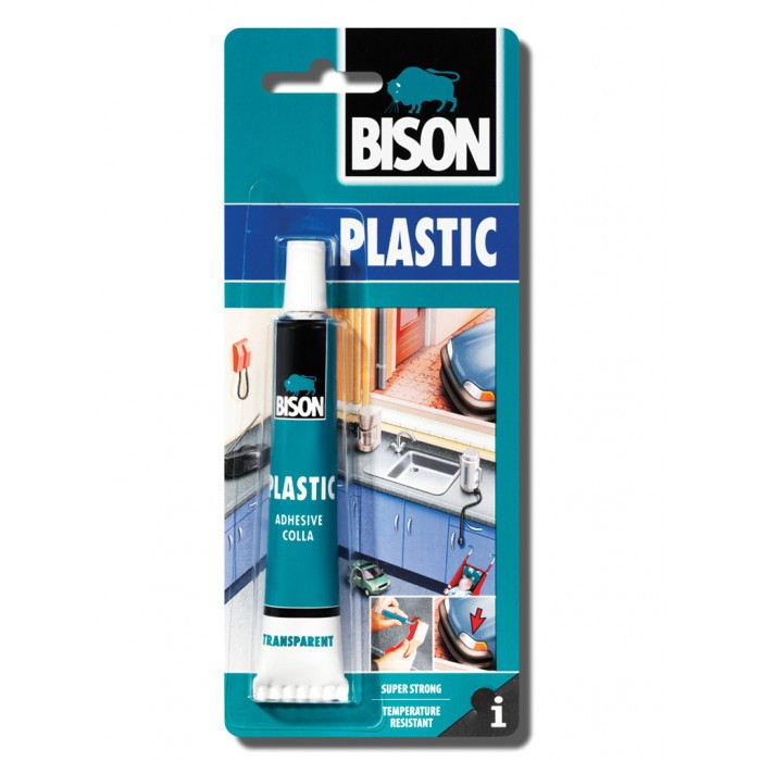 Лепило за пластмаси Bison Plastic ® туба 25 мл / блистер