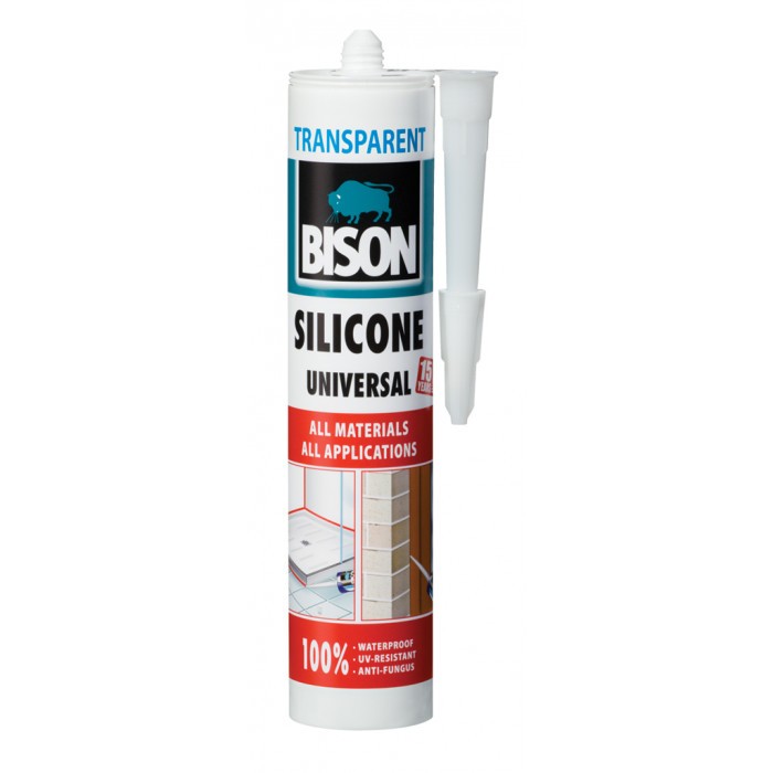 Универсален силикон Bison Silicone Universal ® 280 мл / картуш / прозрачен