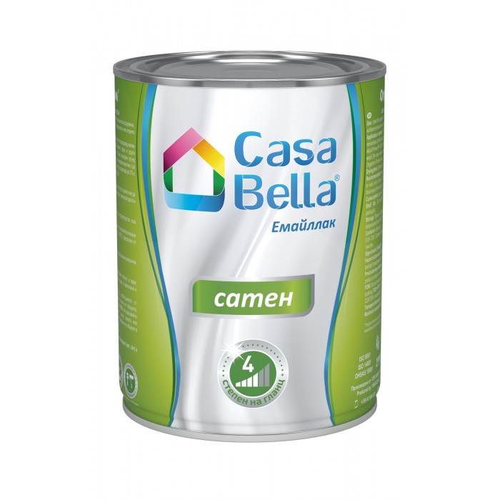 Алкидна боя Casa Bella сатен / светлосива 650 мл