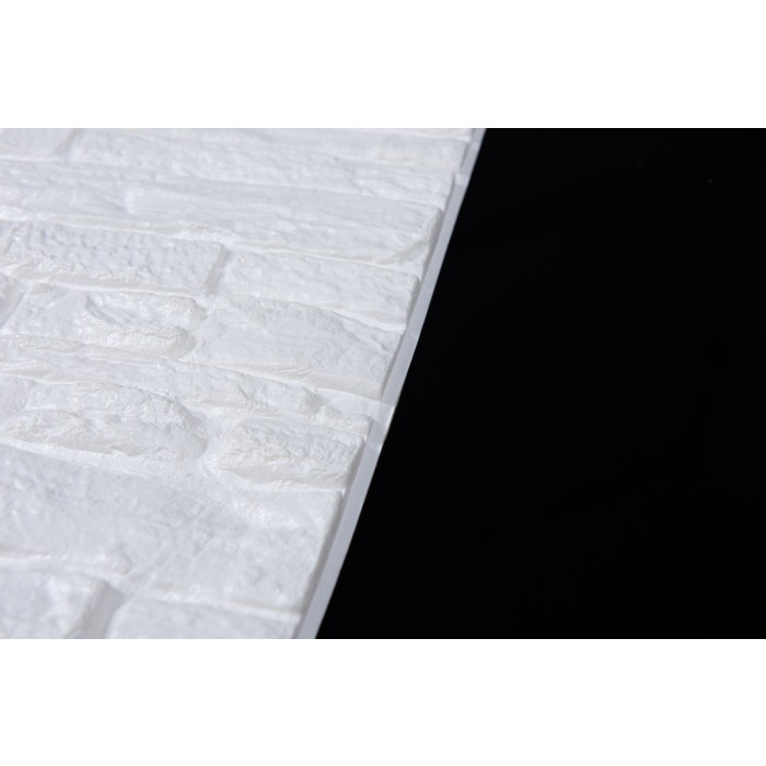 Топлоизолационно самозалепващо пано Cultural Stone A 70x60x0.4см бяло 