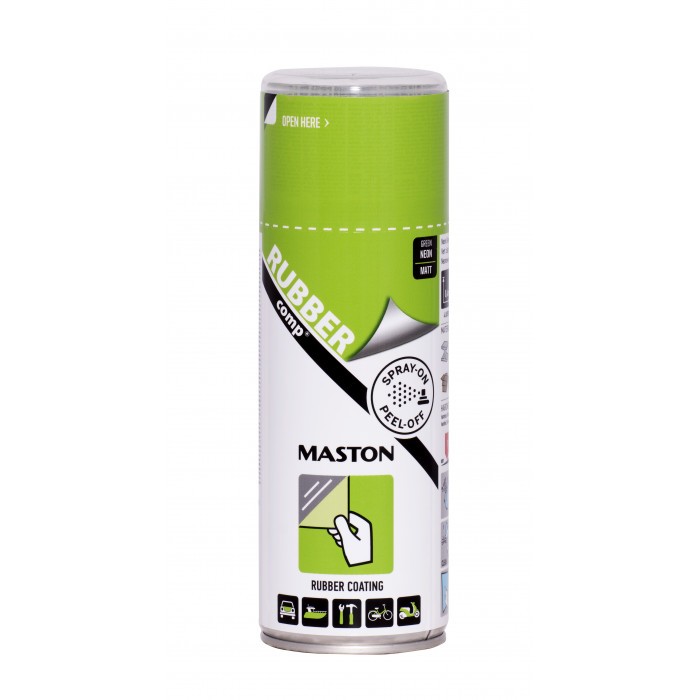 Гумен спрей боя Maston неоново зелен 400 ml