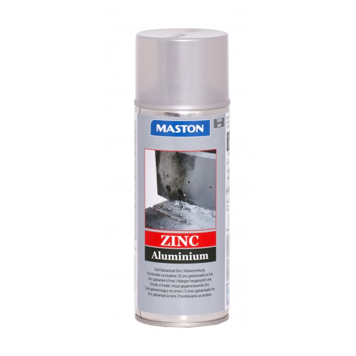 Спрей боя за алуминий и цинк Maston сребрист металик 400 ml