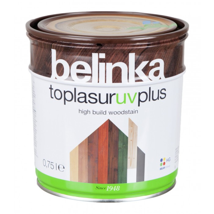 Лазурен лак за дърво Belinka Toplasur UV Plus черен 0,75 л