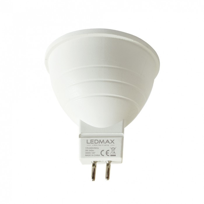 LED крушка LEDMax G5.3 3W 3000K MR16