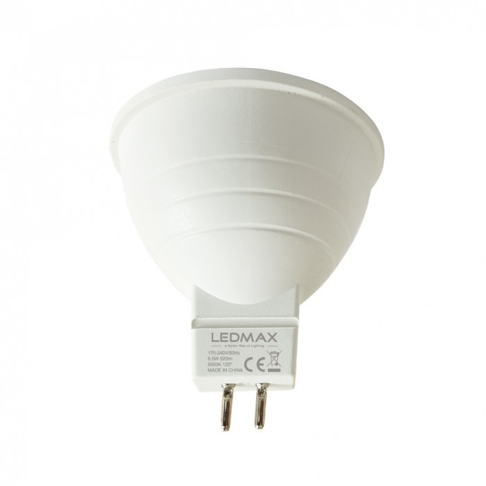 LED крушка LEDMax G5.3 6,5W 6500K MR16