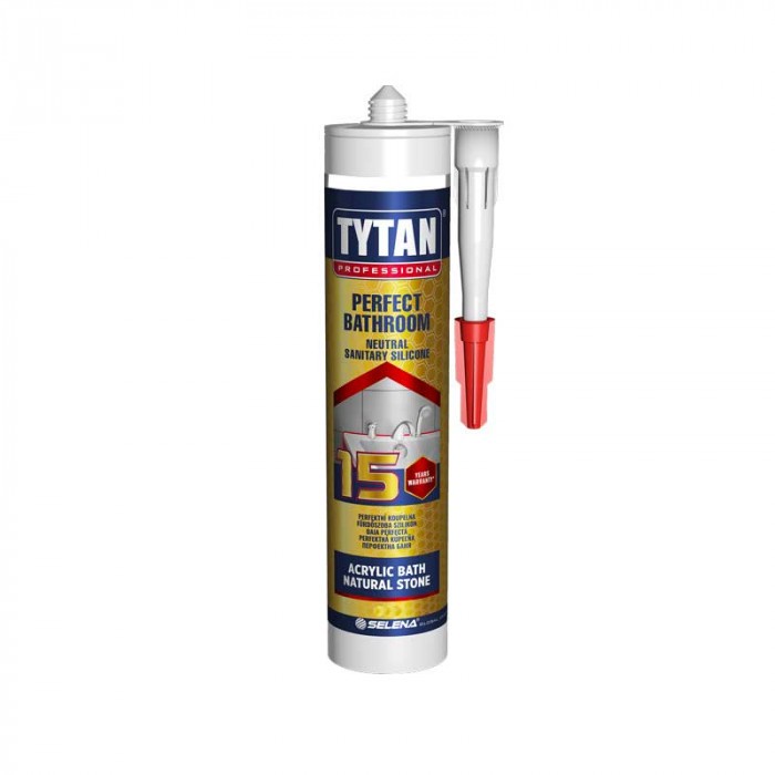 Неутрален санитарен силикон Tytan Professional Перфектна баня 280мл прозрачен 