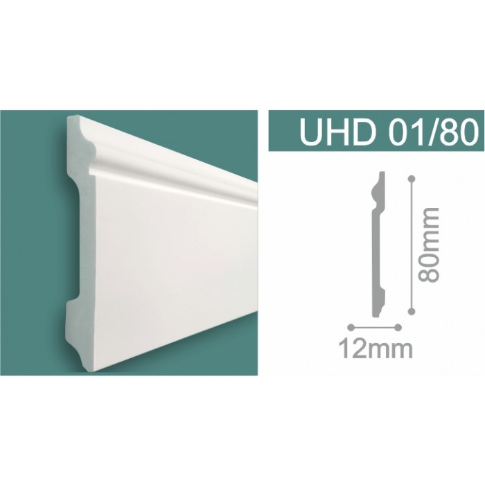 Перваз UHD 01/80 полимер 2.4 метра 