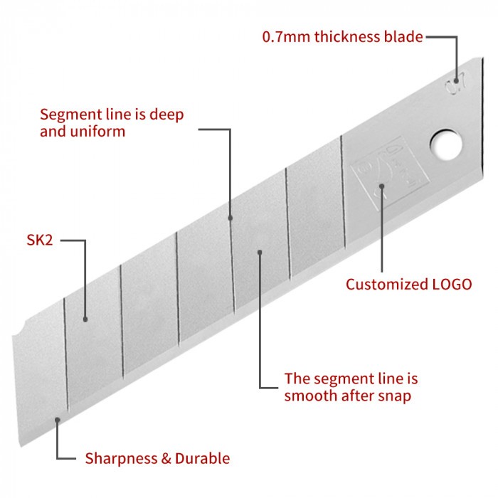 Острие за макетен нож 25 мм Woodpecker SK2 FD-N70 / 10 броя