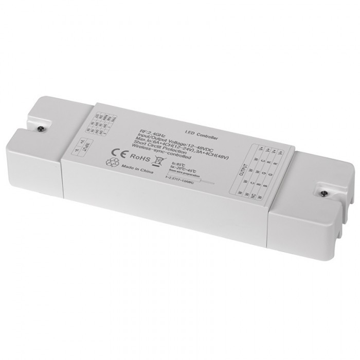 Мултифункционален контролер UltraLux RF Smart 2,4G 4in1 12-48V