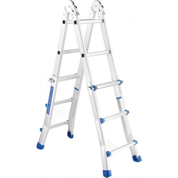 Телескопична алуминиева стълба АТ403 / 2x5 стъпала