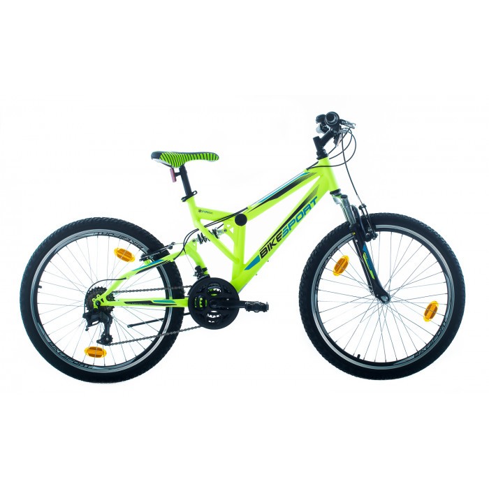 Велосипед Bikesport Paralax BS21 24" неоново зелен мат