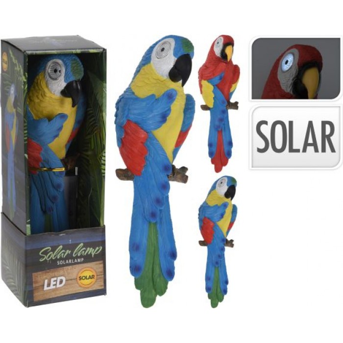 Соларна лампа папагал със светещи очи 795210120