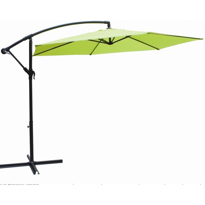 Градински чадър лале 3м / зелен