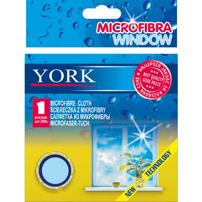 Микрофибърна кърпа за стъкла York